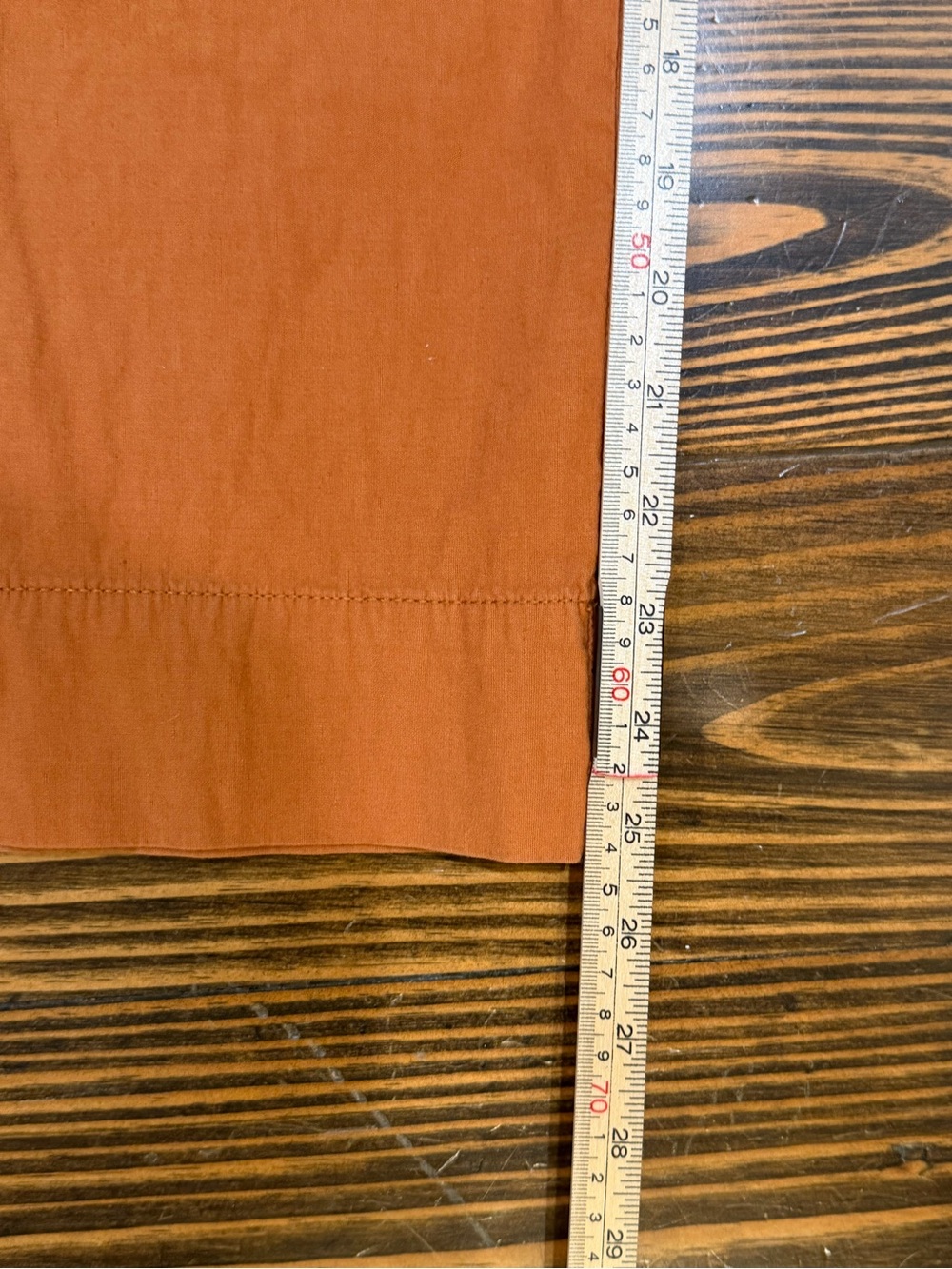 Anthropologie Maeve The Colette Pants Women’s 29 Burnt Orange Wide Leg Crop - Picture 8 of 11